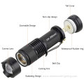 Portable Zoomable LED UV Torch Light With Clip